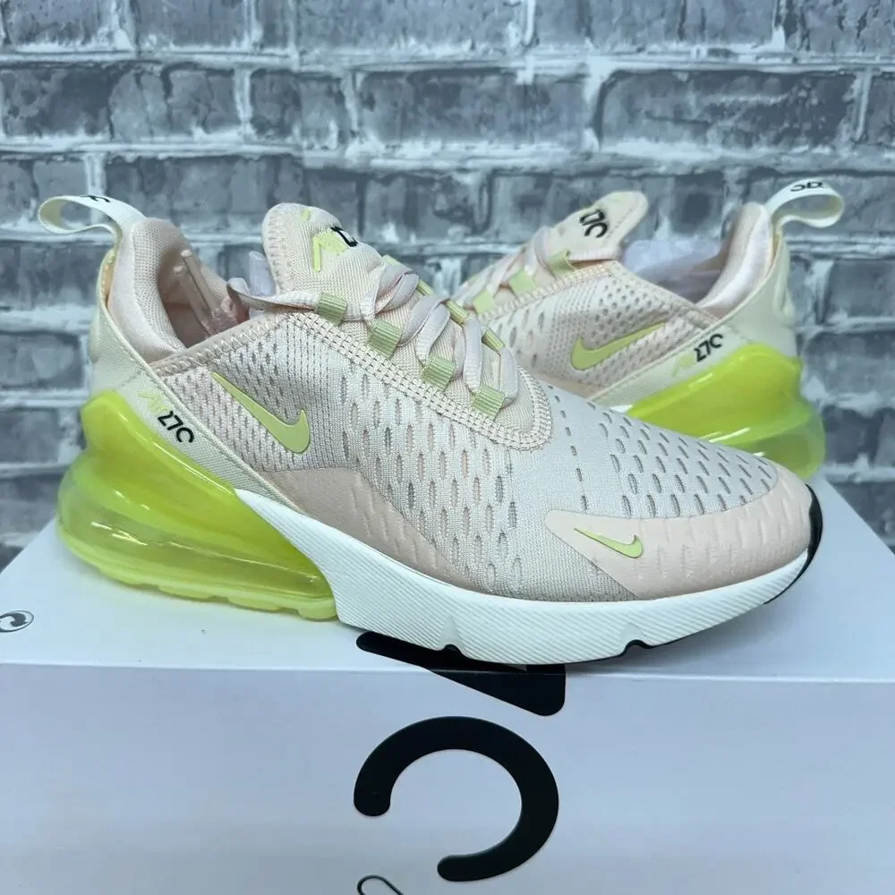Nike Air Max 270 Guava Ice Life Lime Running Shoes AH6789-802 Womens Sz 6.5 New